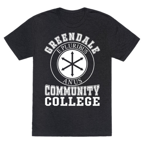 Greendale Community College All White T-Shirt