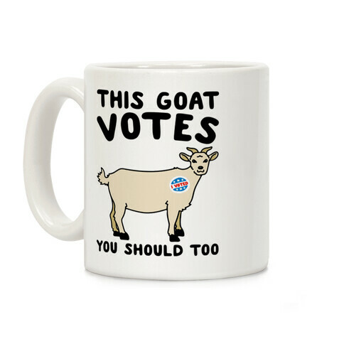 This Goat Votes Coffee Mug