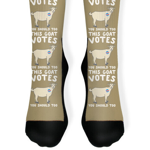 This Goat Votes Sock
