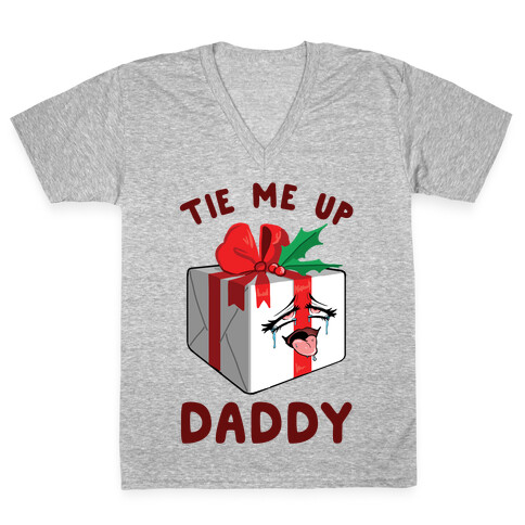 Tie Me Up Daddy V-Neck Tee Shirt