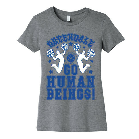 Greendale Go Human Beings! Community Womens T-Shirt