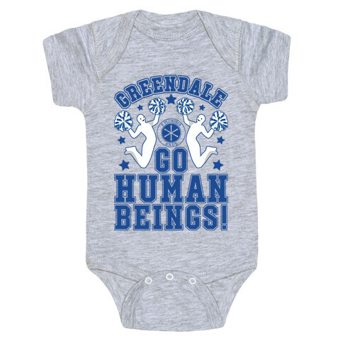 Greendale Go Human Beings! Community Baby One-Piece