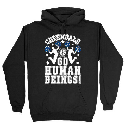 Greendale Go Human Beings! Community Hooded Sweatshirt