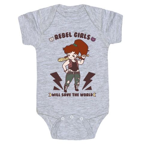 Rebel Girls Will Save The World Jupiter Parody Baby One-Piece