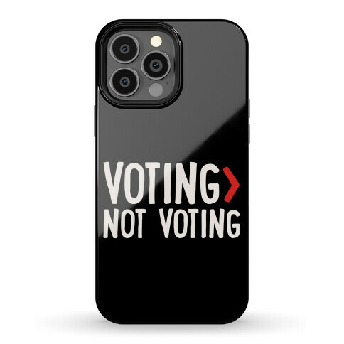 Voting > Not Voting White Phone Case