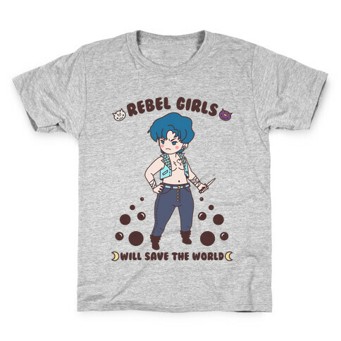 Rebel Girls Will Save The World Mercury Kids T-Shirt