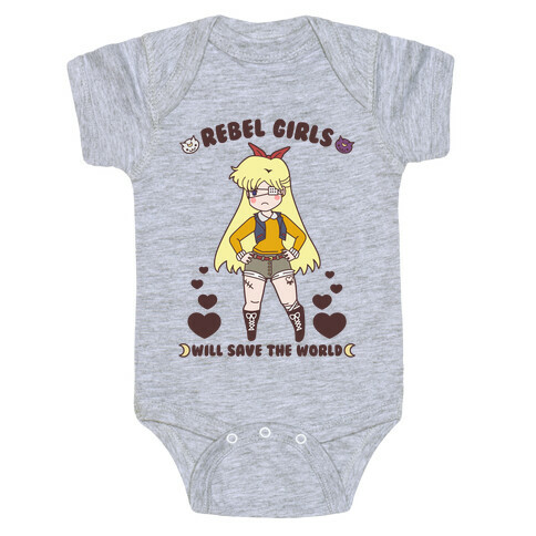 Rebel Girls Will Save The World Venus Baby One-Piece