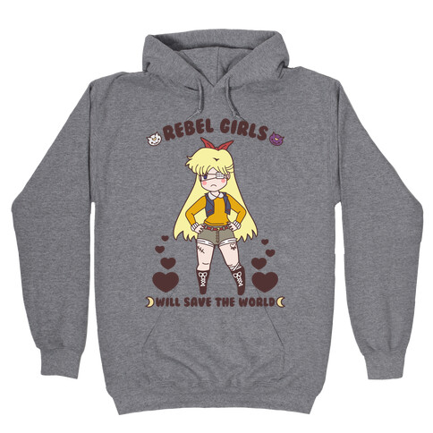 Rebel Girls Will Save The World Venus Hooded Sweatshirt