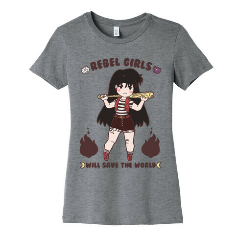 Rebel Girls Will Save The World Mars Parody Womens T-Shirt