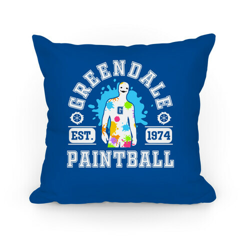 Greendale Community College Paintball Pillow