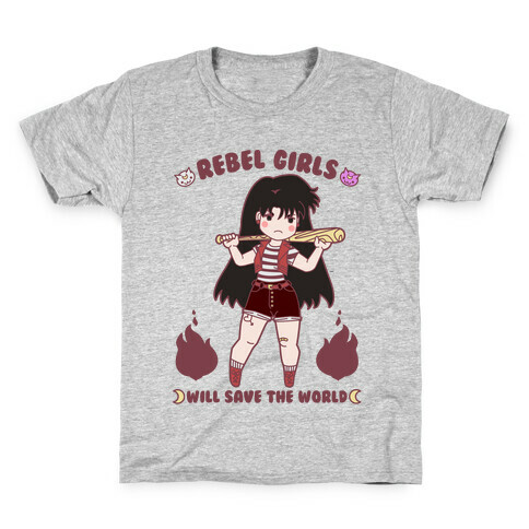 Rebel Girls Will Save The World Mars Parody Kids T-Shirt