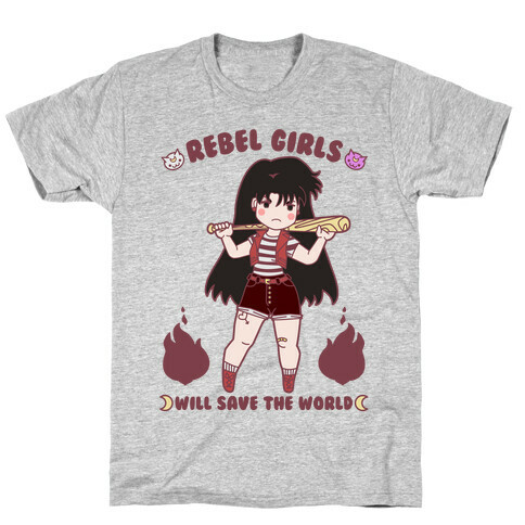 Rebel Girls Will Save The World Mars Parody T-Shirt