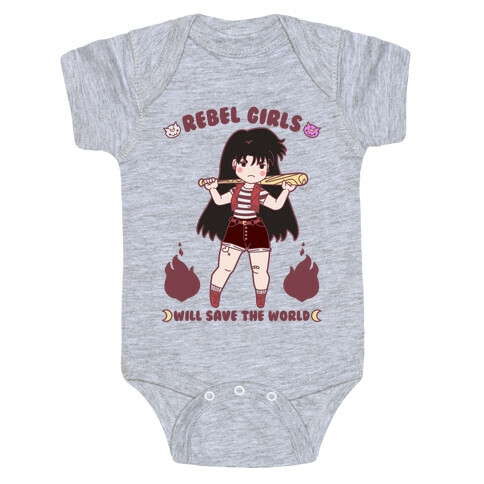 Rebel Girls Will Save The World Mars Parody Baby One-Piece