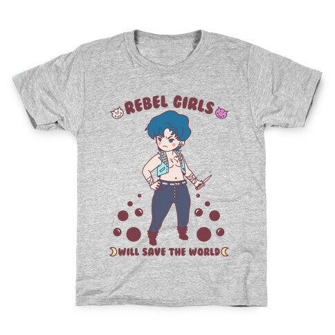 Rebel Girls Will Save The World Mercury Parody Kids T-Shirt