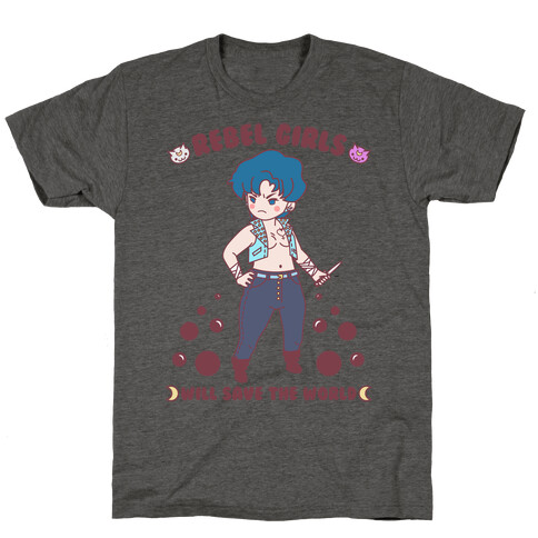 Rebel Girls Will Save The World Mercury Parody T-Shirt