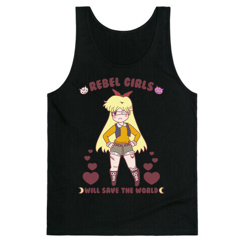 Rebel Girls Will Save The World Venus Parody Tank Top