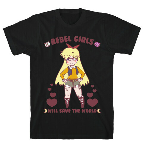 Rebel Girls Will Save The World Venus Parody T-Shirt