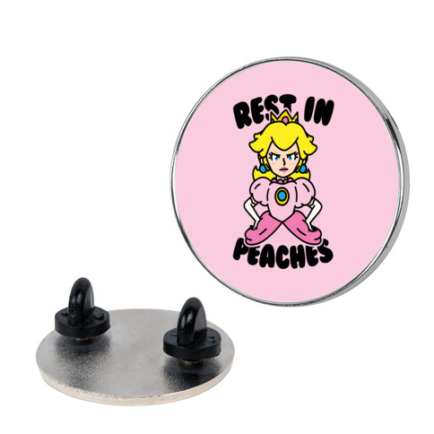 Rest In Peaches Pin