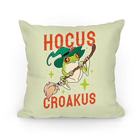 Hocus Croakus Pillow