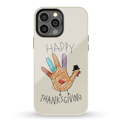 Happy Thanksgiving Hand Turkey Phone Case