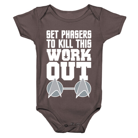 Set Phasers To Kill This Workout Baby One-Piece