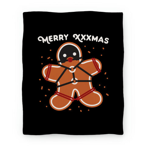 Merry XXXmas Gingerbread Blanket
