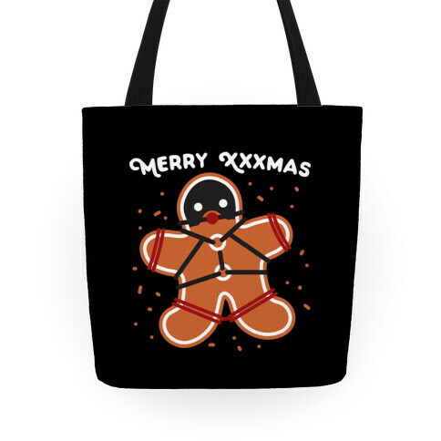 Merry XXXmas Gingerbread Tote