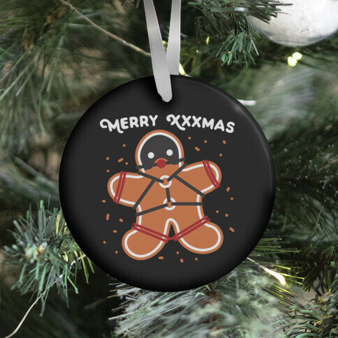 Merry XXXmas Gingerbread Ornament