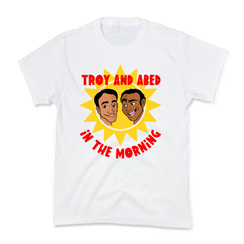 Troy and Abed in the Morning Kids T-Shirt