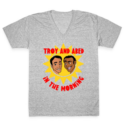 Troy and Abed in the Morning V-Neck Tee Shirt