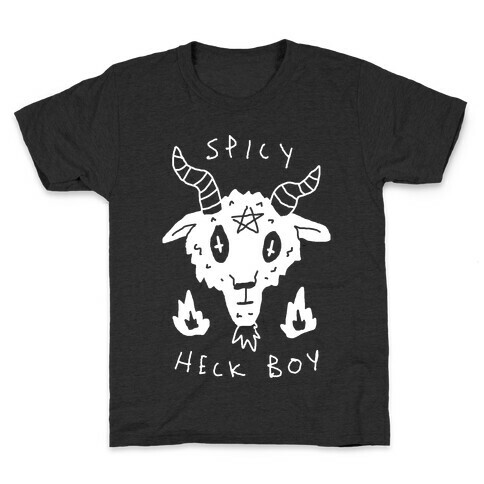 Spicy Heck Boy Satan Kids T-Shirt