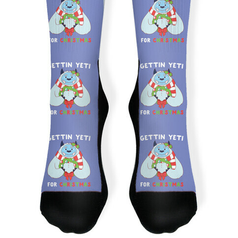 Gettin' Yeti for Christmas Sock