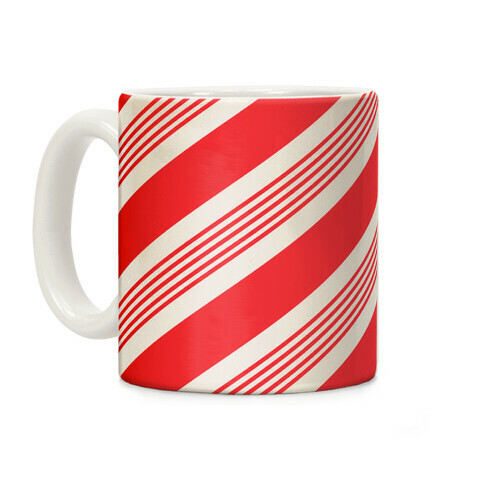 Candy Cane Stripe Pattern Coffee Mug