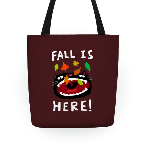 Fall Is Here Cat Tote