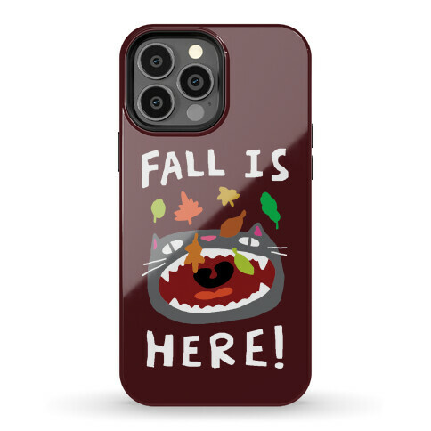 Fall Is Here Cat Phone Case