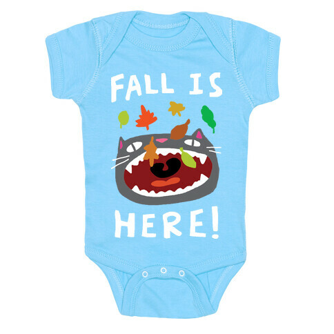 Fall Is Here Cat Baby One-Piece