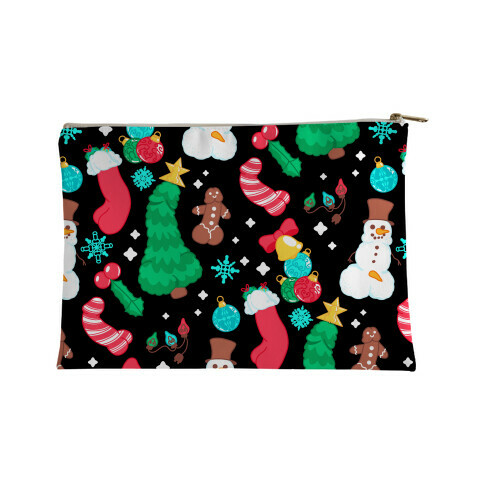 Christmas Peens Pattern Accessory Bag