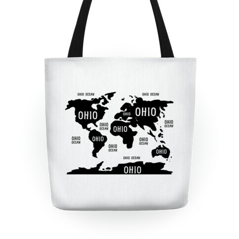 The Ohio World Map Tote