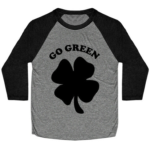 Go Green Baseball Tee