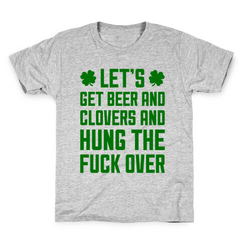 Beer And Clovers Kids T-Shirt