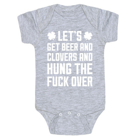 Beer And Clovers Baby One-Piece