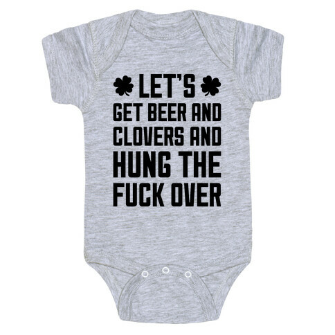 Beer And Clovers Baby One-Piece