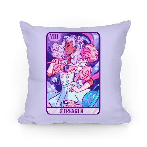 (Magical Girl) Strength Tarot Card Pillow