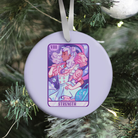 (Magical Girl) Strength Tarot Card Ornament