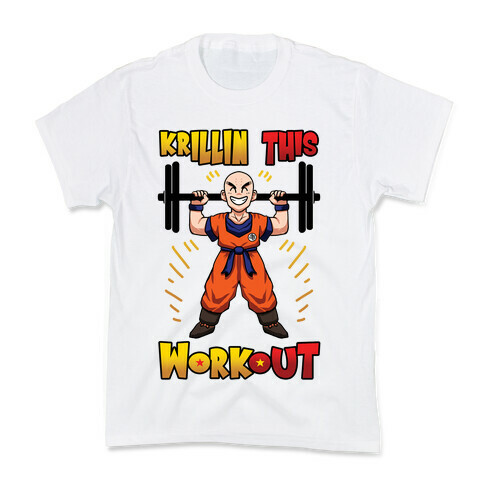 Krillin This Workout Kids T-Shirt