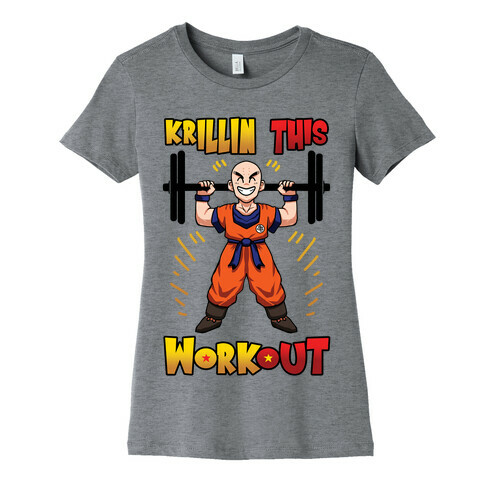 Krillin This Workout Womens T-Shirt