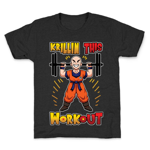 Krillin This Workout Kids T-Shirt