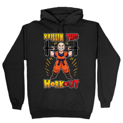 Krillin This Workout Hooded Sweatshirt