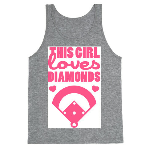 This Girl Loves (Baseball) Diamonds Tank Top