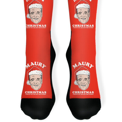 Maury Christmas Joseph You are Not the Father Sock